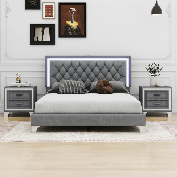 House of Hampton® Jafiya 3Pieces Bedroom Sets Wayfair